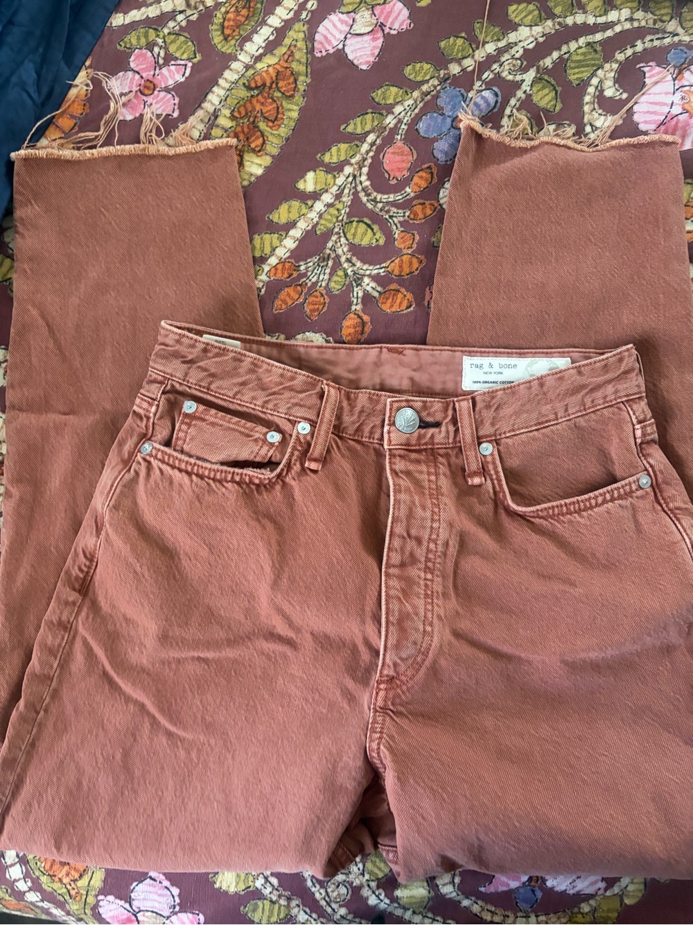 rag & bone 100% organic cotton Barrel Jeans